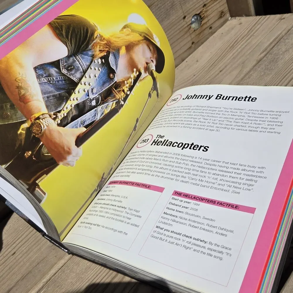 500 Rock Bands: A Line up of the 500 Best - Hardcover, by‎ Joanne Huffa - Good